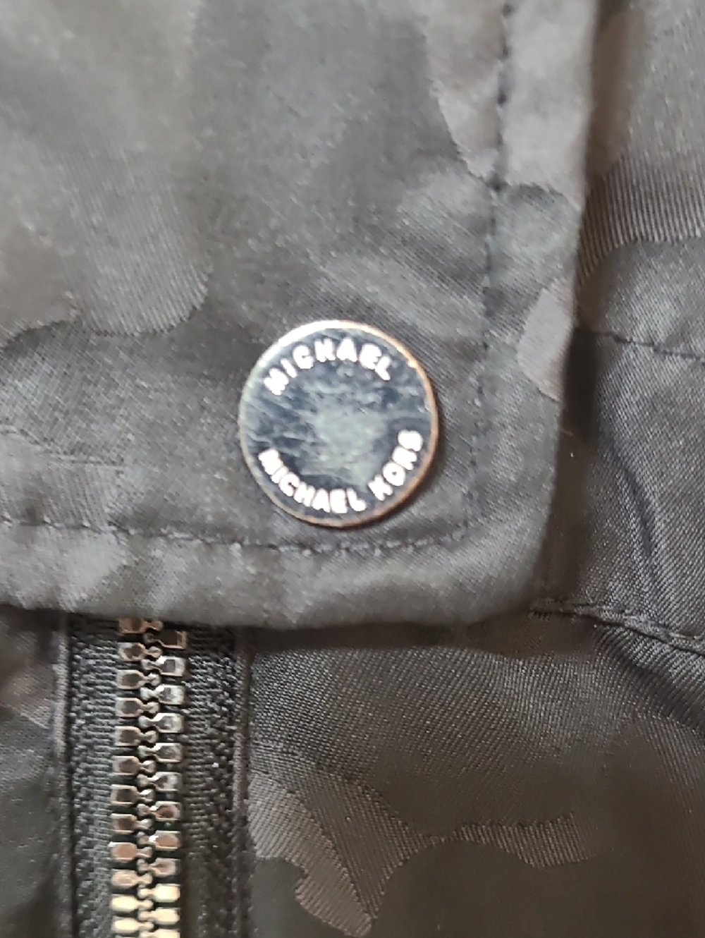 Michael Kors Black Hooded Mid-Length Utility Coat - Picture 2 of 12